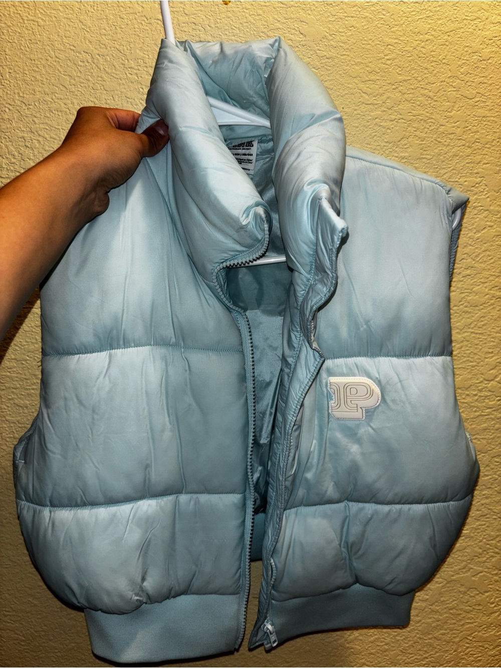 PINK -Light Blue Women's Puffer Vest